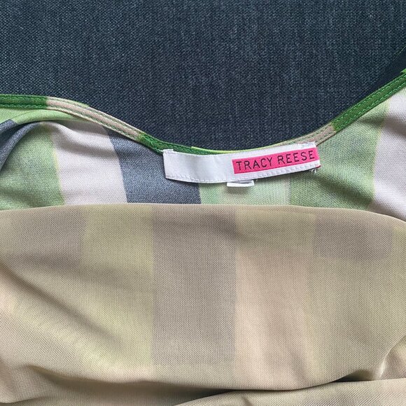 Tracy Reese x Anthropologie Abstract Half Sleeve Open Back Mini Dress, Size S - Picture 5 of 7